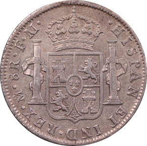 Mexico 1798 Silver 8 Reales Charles IIII VF