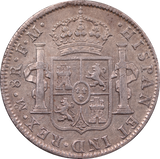 Mexico 1798 Silver 8 Reales Charles IIII VF