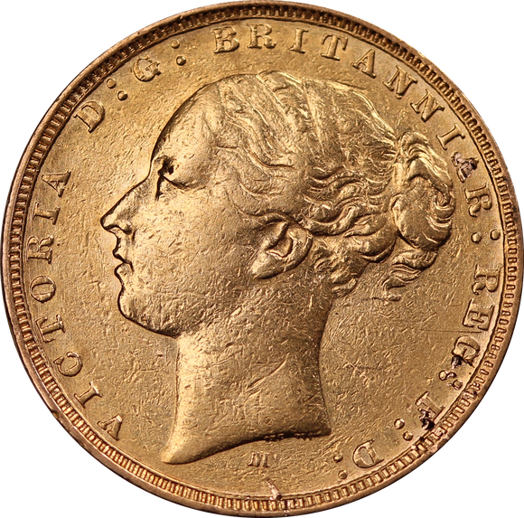 1880 Melbourne Gold Sovereign Circulated