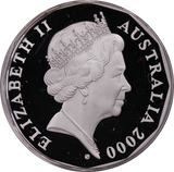 2000 QEII Royal Visit 50c Silver Proof Coin