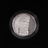 1996 Sterling Silver $1 Proof Henry Parkes Proof Coin