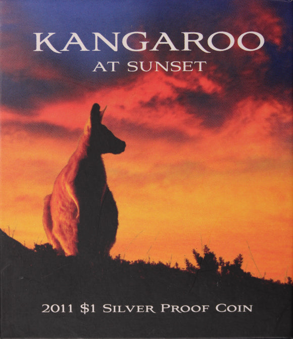 2011 $1 Sunset Kangaroo Silver Proof