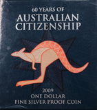 2009 $1 Australian Citizenship Silver Proof Coin