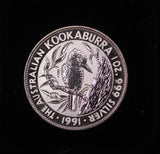 1991 Kookaburra 1oz Silver Bullion Coin