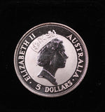 1991 Kookaburra 1oz Silver Bullion Coin