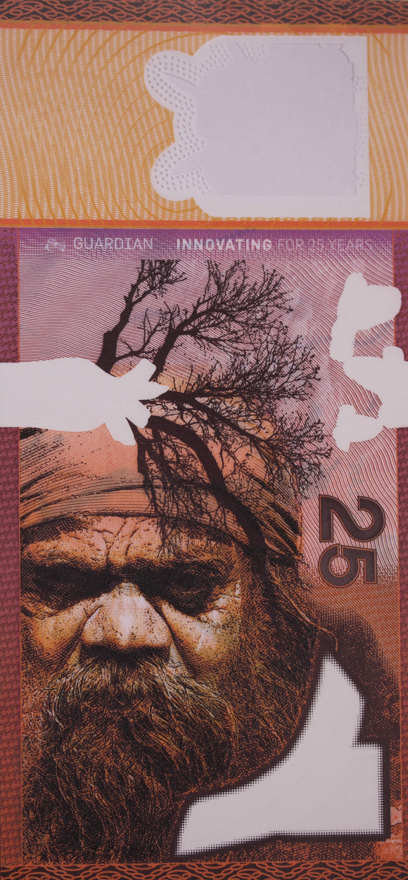 Guardian $25 Polymer Test/Promotional Note - Indigenous Australian