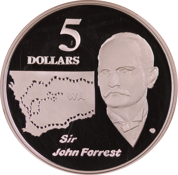 1994 Silver $5 Explorers - John Forrest