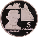 1994 Silver $5 Explorers - Ludwig Leichhardt