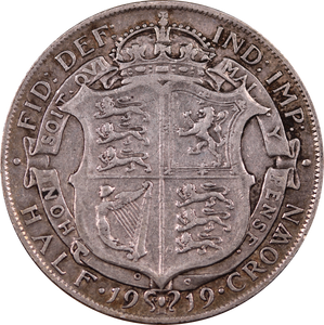 GB 1919 Half Crown Circulated