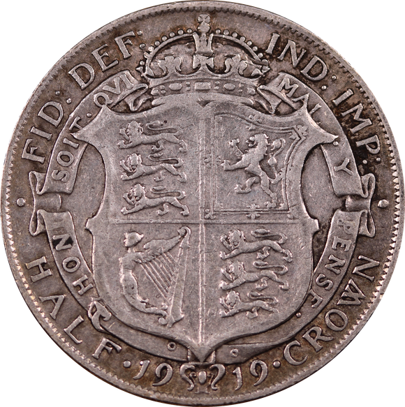 GB 1919 Half Crown Circulated