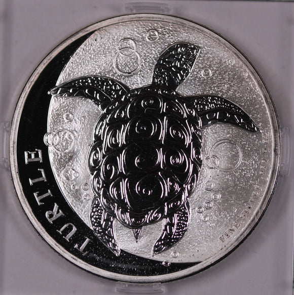 2014 Niue Turtle 1oz Silver Coin f15 Collection