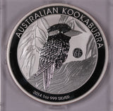 2014 Kookaburra 1oz Silver Coin f15 Collection