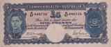 1942 Armitage/McFarlane Five Pound Note Fine