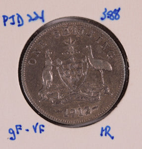 1912 Shilling gFine