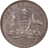 1933 Shilling VF