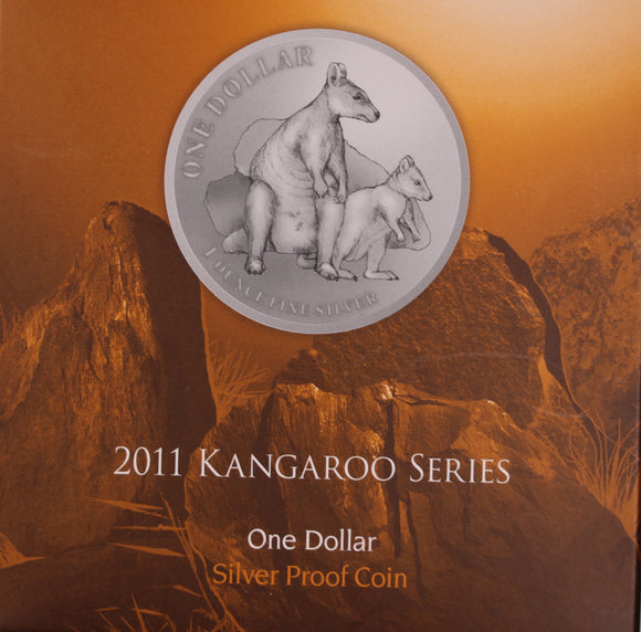 2011 Australian Kangaroo 1oz Silver Proof Coin