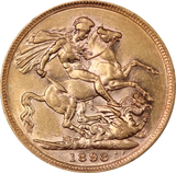 1898 Melbourne Mint Gold Sovereign gEF