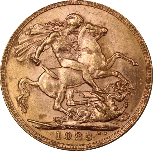 1923 Perth Mint Sovereign gVF