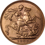 1908 Perth Mint Sovereign EF