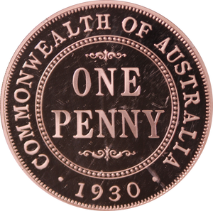 History of Australian Coinage 1930 Australian Penny