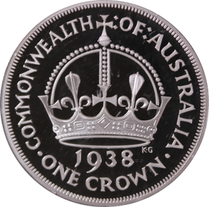 History of Australian Coinage 1938 Australian Crown