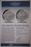 History of Australian Coinage Gilt Dragon Spanish Reales