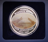 2007 $1 Sydney Harbour Bridge 75th Anniversary 1oz Silver Proof Lenticular Coin