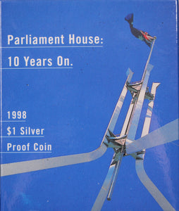 1998 $1 Silver New Parliament House Coin