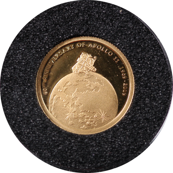 2009 Apollo 11 1.2g .999 Gold Proof Coin