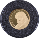 2004 Albert Einstein 1.2g .999 Gold Proof Coin