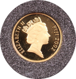 2002 Matthew Flinders 1.2g .999 Gold Proof Coin