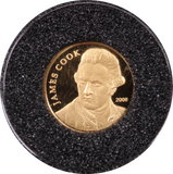 2008 Captain Cook 1.2g .999 Gold Proof Coin