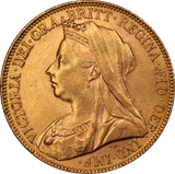 1901 Perth Mint Gold Sovereign EF