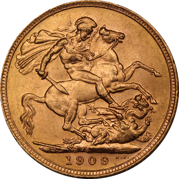 1909 Sydney Mint Gold Sovereign EF