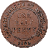 1923 Halfpenny Fine (Damaged)