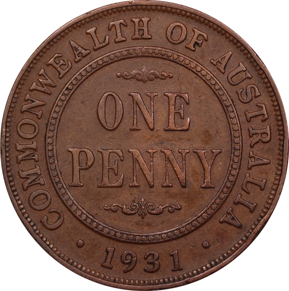 1931 Penny Dropped 1 gVF