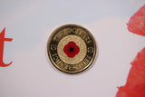 2012 Red Poppy UNC on RSL Card