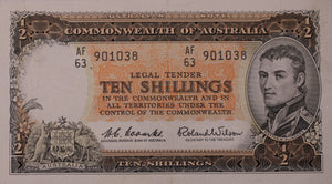 1961 Coombs/Wilson 10 Shilling gVF