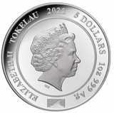 2022 Queen Elizabeth II Platinum Jubilee $5 1oz Silver Proof Coin