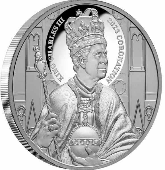 2023 King Charles III $1 Coronation 1oz Silver Proof Coin