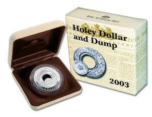 2003 Holey Dollar and Dump Silver Proof Coin