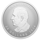 2024 Canada $20 Ultra-High Relief 1oz Silver Maple Leaf Coin