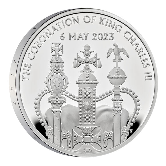 2023 £5 The Coronation of His Majesty King Charles Silver Proof Coin