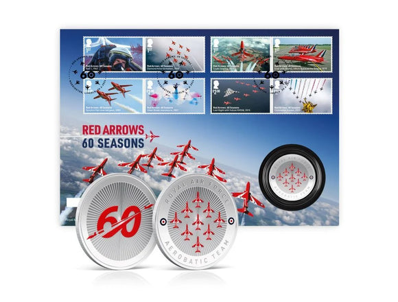 2024 GB Red Arrows: 60 Seasons Medal Cover