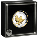 Australian Kookaburra 2024 2oz Silver Proof High Relief Gilded Coin