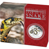 2013 Year of the Snake Lunar Series II 1/2oz Silver Proof Coloured Edition