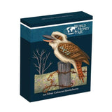 2016 $1 World Money Fair Berlin Australian Kookaburra 1oz Silver Coloured Proof Coin