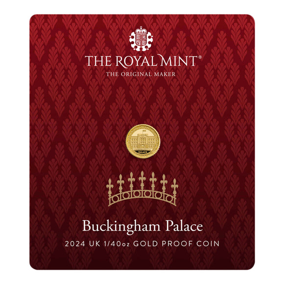 Buckingham Palace 2024 UK 1/40oz Gold Proof Coin