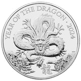 2024 Lunar Year of the Dragon £5 Brilliant Uncirculated Coin