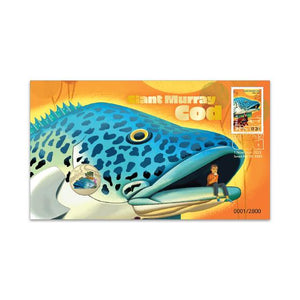 2023 Aussie Big Things Giant Murray Cod Coloured $1 PNC